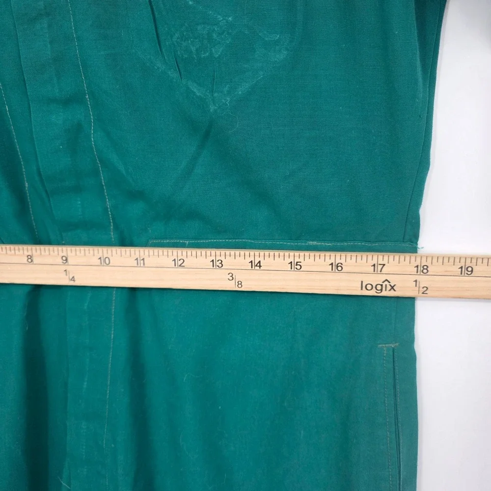 Vintage Rajawongse Store Ubol Green Utility Coveralls Workwear Jumpsuit Mens L